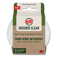 Scotch-Brite® Greener Clean™ Recycled Scrubbing Circle, 3.5