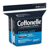 Cottonelle® Fresh Care Flushable Cleansing Cloths, 1-Ply, 5 x 7.25, White, 168/Pack, 8 Packs/Carton Hand/Body Wet Wipes - Office Ready