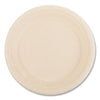 Boardwalk® Bagasse PFAS-Free Dinnerware, Plate, Sugarcane, 9" dia, Tan, 500/Carton Plates - Office Ready