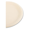 Boardwalk® Bagasse PFAS-Free Dinnerware, Plate, Sugarcane, 9" dia, Tan, 500/Carton Plates - Office Ready