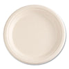 Boardwalk® Bagasse PFAS-Free Dinnerware, Plate, Sugarcane, 9" dia, Tan, 500/Carton Plates - Office Ready