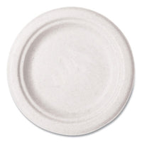Vegware™ Nourish Molded Fiber Tableware, Compostable, Plate, Sugarcane, 6