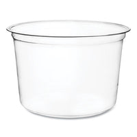 Vegware™ Round Deli Pots, Compostable, 16 oz, 4.6 Diameter x 3