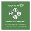 Vegware™ 115-Series Flat Hot Lids, Compostable, For Use With 115-Series Soup Containers, White, Plastic, 500/Carton Takeout Food Containers - Office Ready