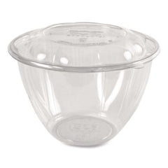 Eco-Products® Salad Bowls with Lids, 48 oz, Clear, Plastic, 150/Carton