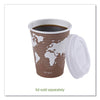 Eco-Products® World Art™ Hot Cups, 8 oz, 50/Pack, 20 Packs/Carton Hot Drink Cups, Paper - Office Ready