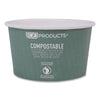 Eco-Products® World Art™ PLA-Laminated Soup Containers, 12 oz, 4.05" Diameter x 2.5" h, Green, Paper, 25/Pack, 20 Packs/Carton Takeout Food Containers - Office Ready