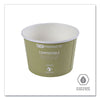 Eco-Products® World Art™ PLA-Laminated Soup Containers, 16 oz, 4.05 Diameter x 3 h, Seafoam, Paper, 25/Pack, 20 Packs/Carton Takeout Food Containers - Office Ready