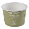 Eco-Products® World Art™ PLA-Laminated Soup Containers, 16 oz, 4.05 Diameter x 3 h, Seafoam, Paper, 25/Pack, 20 Packs/Carton Takeout Food Containers - Office Ready