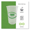 Eco-Products® GreenStripe® Cold Drink Cups, 20 oz, Plastic, Clear, 50/Pack, 20 Packs/Carton Cold Drink Cups - Office Ready