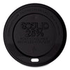 Eco-Products® EcoLid® 25% Recycled Content, Fits 10 oz to 20 oz Hot Cups, Plastic, Black, 100/Pack, 10 Packs/Carton Hot Cup Lids - Office Ready