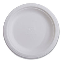 Eco-Products® Vanguard Renewable and Compostable Sugarcane Plates, 10