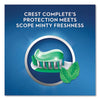 Crest® Complete Whitening Toothpaste + Scope, Mint, 0.85 oz Tube, 72/Carton Toothpaste - Office Ready