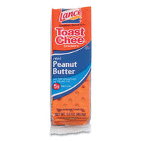 Lance® Toast Cheese Crackers, Peanut Butter, 1.5 oz Packet, 24/Box Crackers - Office Ready