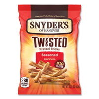 Snyder's® Pretzels, Seasoned, 2.25 oz Bag, 36/Carton Snacks - Office Ready
