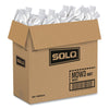SOLO® Regal™ Mediumweight Cutlery, Individually Wrapped, Spoon, Plastic, White, 1,000/Carton Disposable Teaspoons - Office Ready