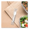 SOLO® Regal™ Mediumweight Cutlery, Individually Wrapped, Spork, Plastic, White, 1,000/Carton Disposable Sporks - Office Ready