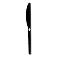 WeGo Knife WeGo PS, Knife, Plastic, Black, 1,000/Carton Disposable Knives - Office Ready