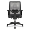 HON® Ignition® 2.0 ReActiv Mid-Back Task Chair, 17.25" to 21.75" Seat Height, Basalt Vinyl Seat, Charcoal Back, Black Base Office Chairs - Office Ready