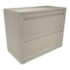 HON® Brigade® 700 Series Lateral File, 2 Legal/Letter-Size File Drawers, Putty, 36" x 18" x 28" Lateral File Cabinets - Office Ready