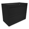 HON® Brigade® 700 Series Lateral File, 2 Legal/Letter-Size File Drawers, Black, 36" x 18" x 28" Lateral File Cabinets - Office Ready