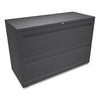 HON® Brigade® 700 Series Lateral File, 2 Legal/Letter-Size File Drawers, Charcoal, 42" x 18" x 28" Lateral File Cabinets - Office Ready