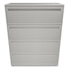 HON® Brigade® 700 Series Lateral File, 4 Legal/Letter-Size File Drawers, Light Gray, 42" x 18" x 52.5" Lateral File Cabinets - Office Ready