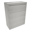 HON® Brigade® 700 Series Lateral File, 4 Legal/Letter-Size File Drawers, Light Gray, 42" x 18" x 52.5" Lateral File Cabinets - Office Ready