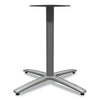 HON® Between™ Seated Height Bases, 32.68w x 29.57h, Silver Communal-Work & Training Table Bases/Legs - Office Ready