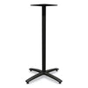 HON® Between™ Standing Height X-Base, 26.18w x 41.12h, Black Communal-Work & Training Table Bases/Legs - Office Ready