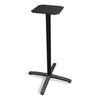 HON® Between™ Standing Height X-Base, 26.18w x 41.12h, Black Communal-Work & Training Table Bases/Legs - Office Ready