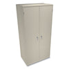 HON® Brigade® Assembled Storage Cabinet, 36w x 24.25d x 71.75h, Putty Office & All-Purpose Storage Cabinets - Office Ready