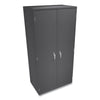 HON® Brigade® Assembled Storage Cabinet, 36w x 24.25d x 71.75, Charcoal Office & All-Purpose Storage Cabinets - Office Ready