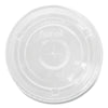 Karat® PET Lids, Flat with Straw Slot, Fits 12 oz to 24 oz Cold Cups, Plastic, Clear, 1,000/Carton Cold Cup Lids - Office Ready