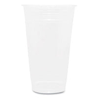 Karat® PET Plastic Cups, 24 oz, Clear, 600/Carton Cold Drink Cups, Plastic - Office Ready