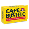 Café Bustelo Coffee, Espresso, 10 oz Brick Pack, 24/Carton Coffee, Bulk Ground - Office Ready