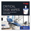 WypAll® Critical Clean Wipers Customizable Wet Wiping System, Disinfectants, Sanitizers WetTask Customizable Wet Wiping System, 90/Roll, 6 Rolls/Carton Cleaner/Detergent Wet Wipes - Office Ready