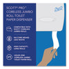 Scott® Pro™ Coreless Jumbo Roll Tissue Dispenser, EZ Load, 14.38 x 6 x 9.75, Stainless Steel Coreless JRT Jr., Single Toilet Paper Dispensers - Office Ready