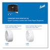 Scott® Essential™ Coreless Jumbo Roll Tissue Dispenser, 14.25 x 6 x 9.75, Black Coreless JRT, Single Toilet Paper Dispensers - Office Ready