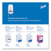 Scott® Essential™ Manual Skin Care Dispenser, 1,000 mL, 5 x 5.25 x 8.38, White Liquid Soap Dispensers, Manual - Office Ready