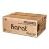 Karat® PET Lids, No Hole Flat Lid, 12 oz to 24 oz Cold Cups, Plastic, Clear, 1,000/Carton Cold Cup Lids - Office Ready