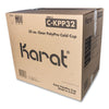 Karat® PolyPro (PP) Cups, 32 oz, Translucent, 600/Carton Cold Drink Cups, Plastic - Office Ready