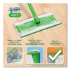 Swiffer® Wet Refill Cloths, 8 x 10, Fresh Scent, White, 12/Box, 6 Boxes/Carton Sweep Refills, Wet - Office Ready