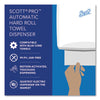 Scott® Pro Electronic Hard Roll Towel Dispenser, 12.66 x 9.18 x 16.44, Smoke Roll, Electric Towel Dispensers - Office Ready