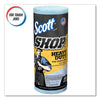 Scott® Shop Towels, Heavy Duty, Heavy Duty, 1-Ply, 10.4 x 11, Blue, 12 Rolls/Carton Shop Towels and Rags - Office Ready