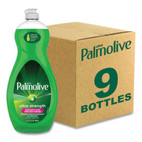 Palmolive® Dishwashing Liquid, Green Scent, 32.5 oz Bottle, 9/Carton Manual Dishwashing Detergents - Office Ready