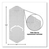 Fresh Products Tsunami, Cotton Blossom, Clear, 148 g, 6/Carton Deodorizing Urinal Screens - Office Ready