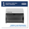 Kimberly-Clark Professional* Omni Roll Towel Dispenser, 10.5 x 10 x 10, Smoke/Gray Roll, Pull Towel Dispensers - Office Ready