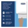 Kimberly-Clark Professional* Omni Roll Towel Dispenser, 10.5 x 10 x 10, Smoke/Gray Roll, Pull Towel Dispensers - Office Ready