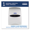 Kimberly-Clark Professional* Sanitouch* Hard Roll Towel Dispenser, 12.63 x 10.2 x 16.13, White Roll, Pull Towel Dispensers - Office Ready